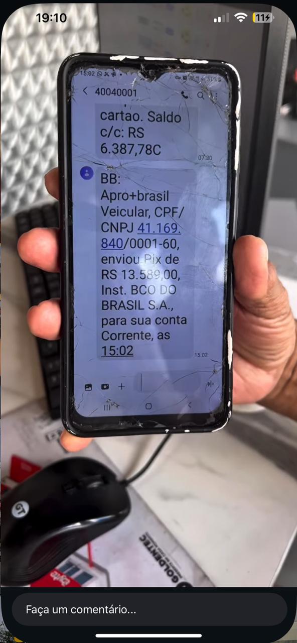 Comprovante de indenização integral via Pix