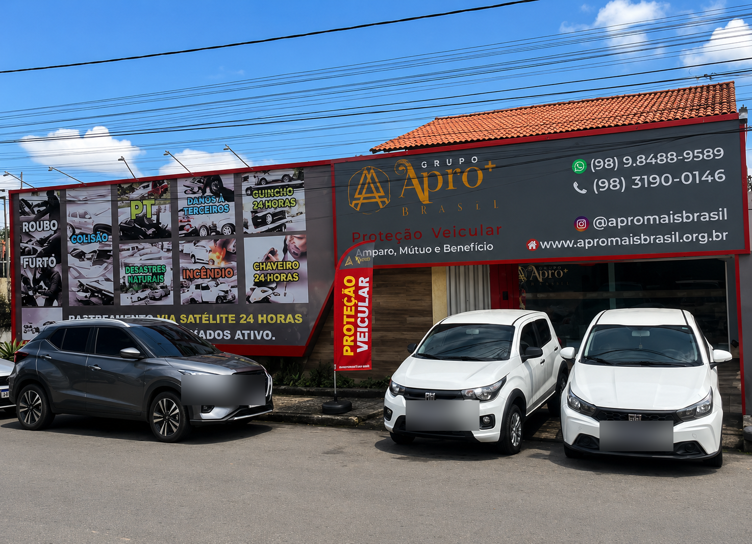 Fachada da sede Apro+ Brasil em São Luís — MA